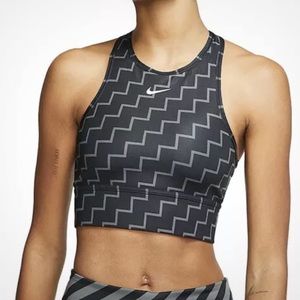 Nike Swoosh Bra Medium Support Gray/Black